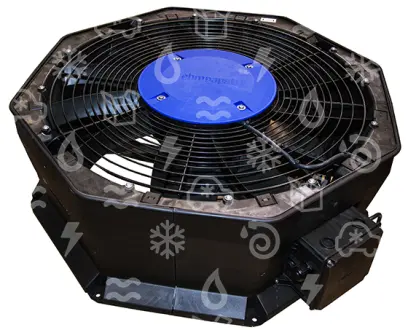 ventilátor sací, d = 630 mm, 3~400V, 50 Hz, EC, EBM PAPST, AXICOOL, W6D 0630 KK0705